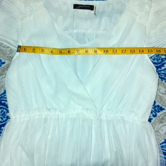 JP Pleated Lace Dress L - Picture 10 of 14